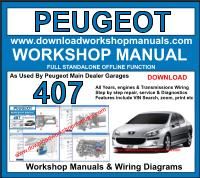Peugeot 407 Workshop Repair Manual Download